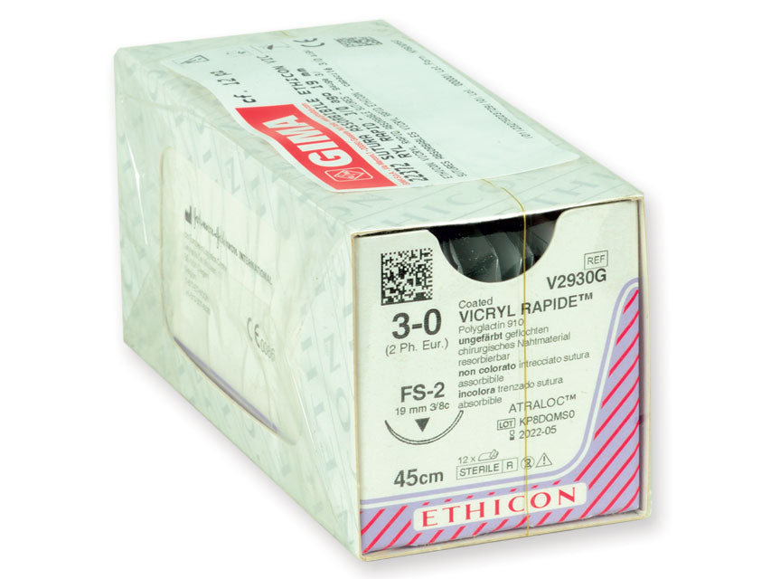Sutura Assorbibile Ethicon Vicryl Rapid Intrecciata - Conf. 36 pz.