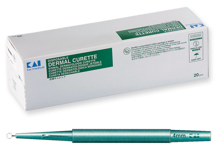 Curette Dermatologiche Kai Diametro 4 Mm