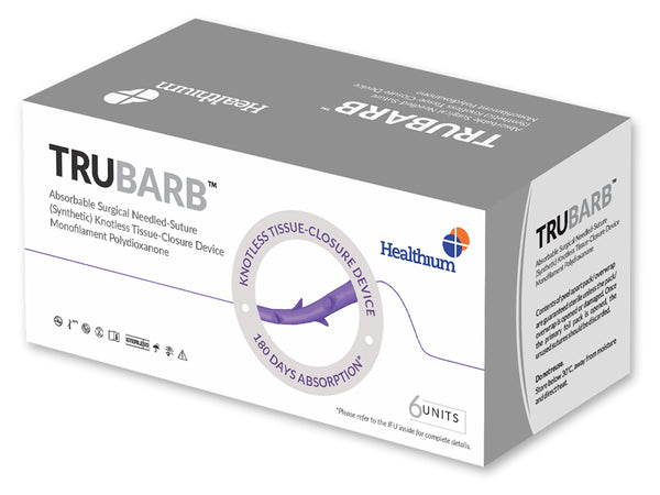SUTURA ASS. TRUBARB calibro 3/0, curva 3/8, ago 19mm