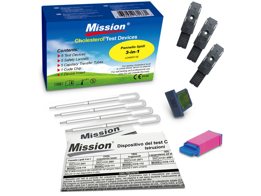 Pannello Profilo Lipidico 3in1 + Capillari per Codice 23932