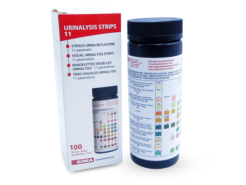 strisce visive urinalys 11 parametri strisce professionali