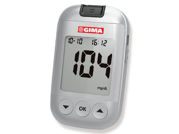 KIT COMPLETO GLUCOMETRO GIMA Bluetooth mg/dl - GB, FR, ES, IT