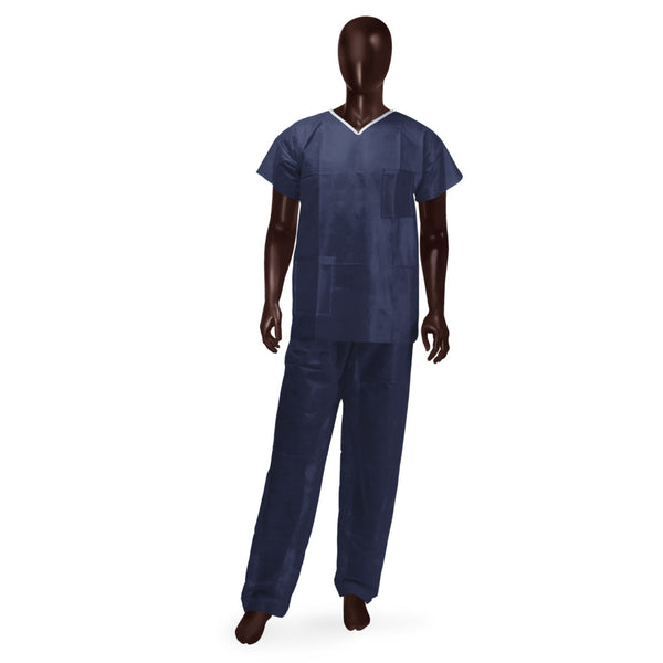 Completo monouso TWIN SET Ajsia casacca + pantalone PLP 40g DPI I - 2 colori - cod. 24533/24534 - cartone 25 kit