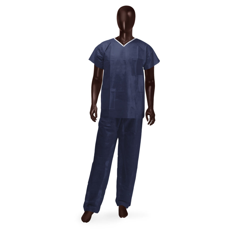 Completo monouso TWIN SET Ajsia casacca + pantalone PLP 40g DPI I - 2 colori - cod. 24533/24534 - cartone 25 kit