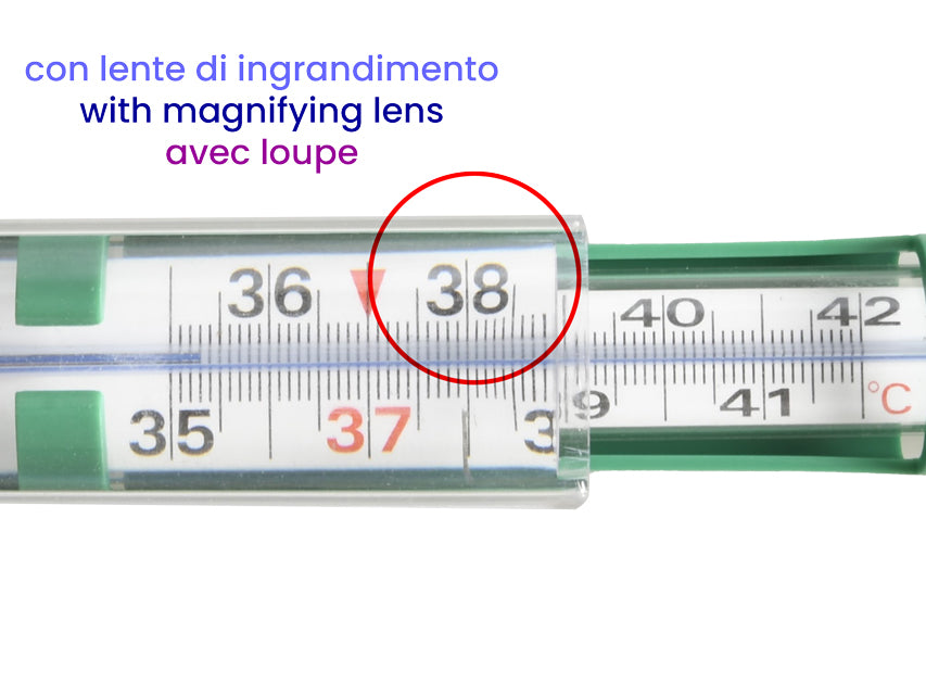 Shaker Con Lente Di Ingrandimento Per Termometro E _b