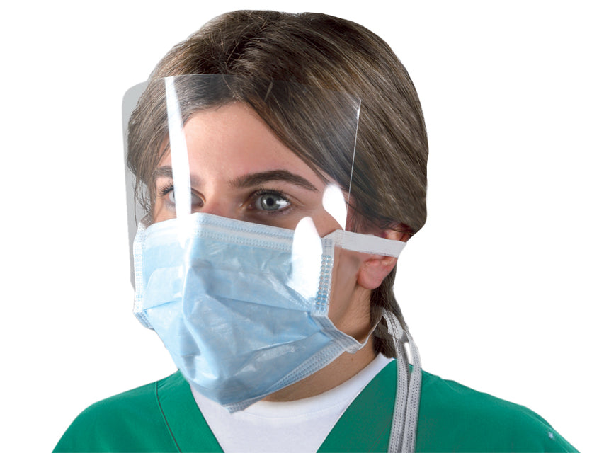 MASKOP con maschera trasparente con lacci