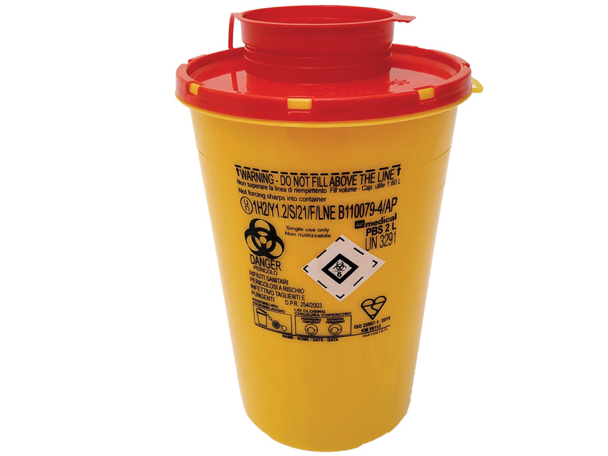Contenitore Rifiuti Taglienti Linea Pbs - Conf. 100 pz.