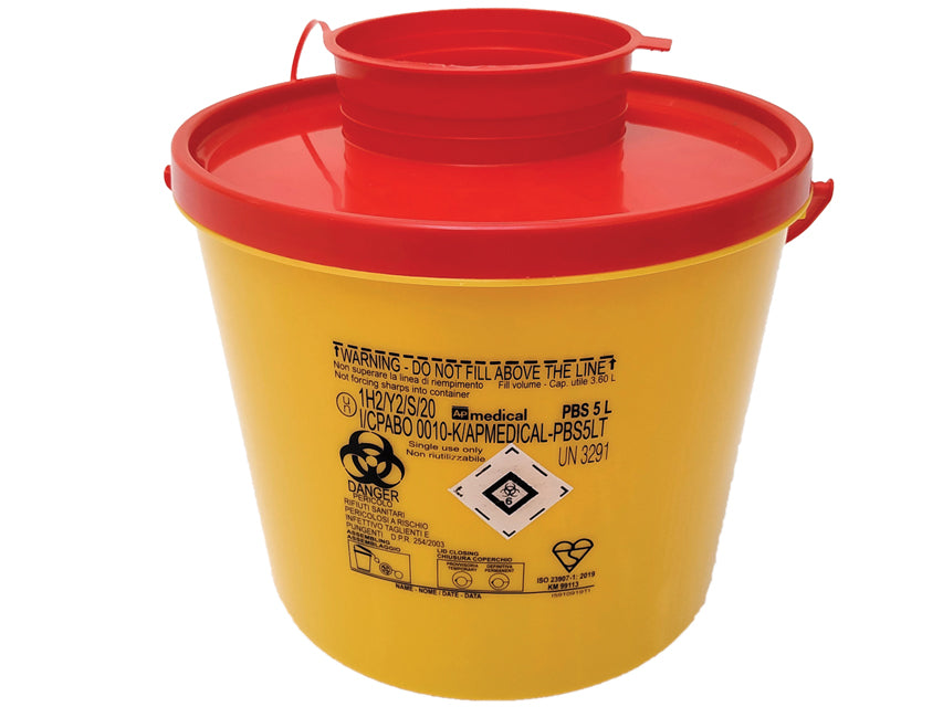 Contenitore Rifiuti Taglienti Linea Pbs - Conf. 100 pz.