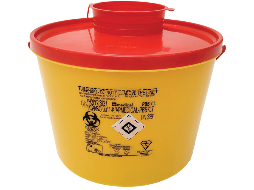 Contenitore Rifiuti Taglienti Linea Pbs - Conf. 100 pz.