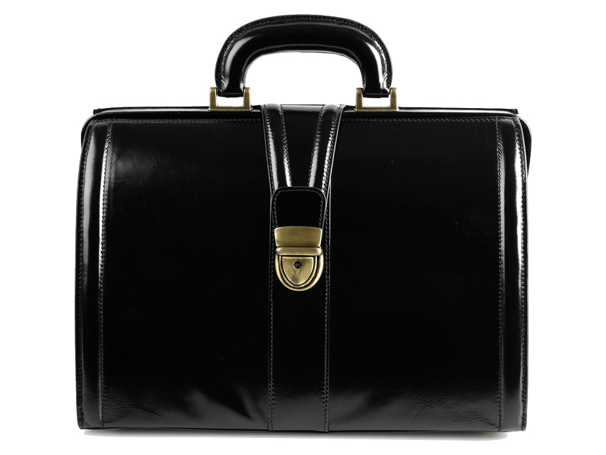 Borsa "Valigetta Cuoio Fiore"