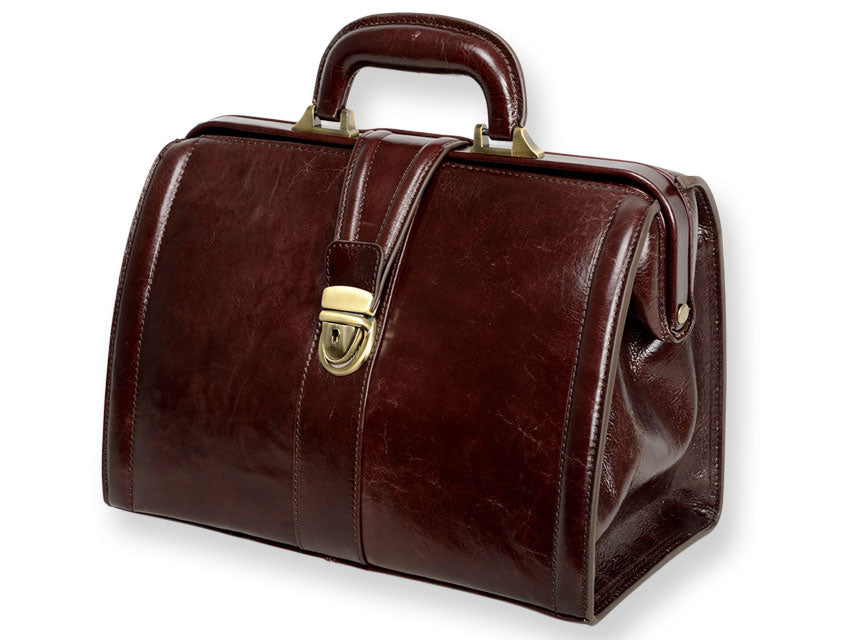 BORSA "VALIGETTA CUOIO FIORE" cuoio