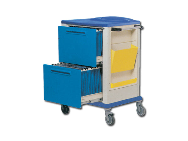 Carrello Portacartelle 2 Grandi Cassetti