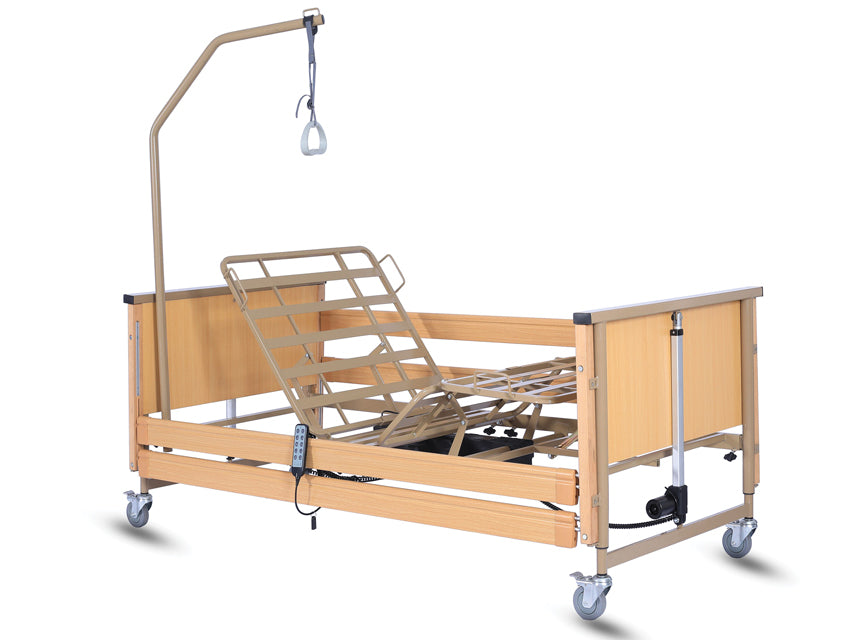 Letto Elettrico A 3 Motori Altezza Regolabile 84 3 Articolazioni 4 Sezioni