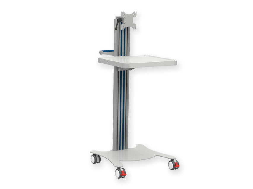 Carrello Super Easy Con Ripiano E Supporto Monitor