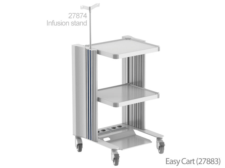 Carrello Easy Power 2 Ripiani 40X36 Cm + Base _c