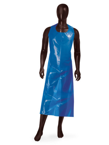 Grembiule monouso APRON 30 LONG Ajsia LDPE 30my 80x145cm food contact DPI I - cod. 29336 - cartone 500 pz