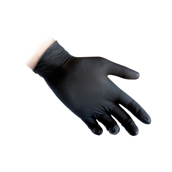 Guanti monouso in nitrile nero Reflexx R78 - 4,0 g - 10 box da 100 pezzi