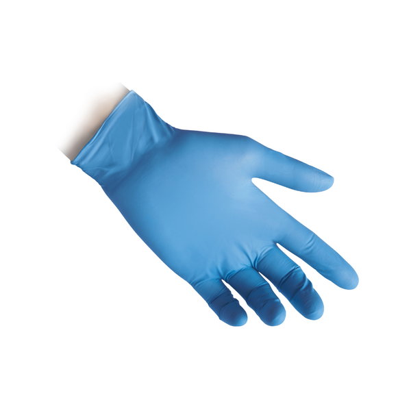 Guanti monouso in nitrile azzurro Reflexx N73 - 4,5 g - 10 box da 100 pezzi