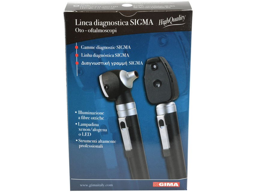 Oto Oftalmoscopio F.O. Sigma Con 2 Manici In Astuc _d