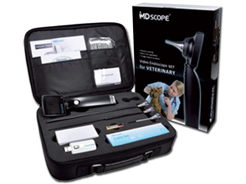 Videotoscopio Md Scope Veterinaria Con 3 Sonde