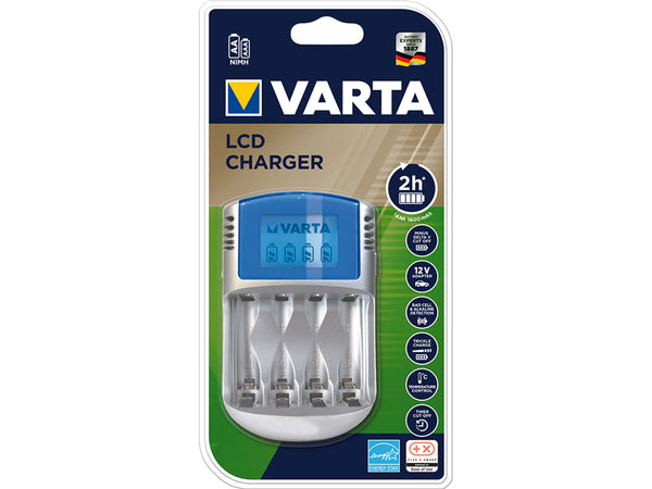 CARICABATTERIE VARTA per batterie ricaricabili AA ed AAA