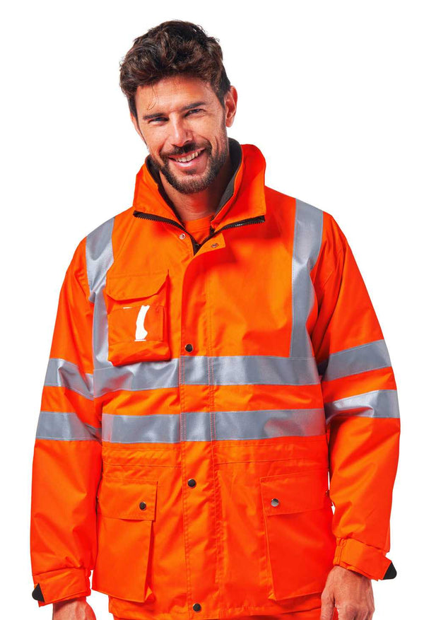Giaccone alta visibilità REGALHV colore Arancio — foto ufficiale Logica Professional
