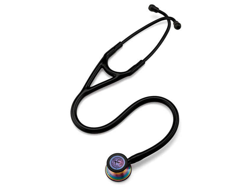 Littmann Cardiology IV - 6165 - Nero - Finitura Arcobaleno