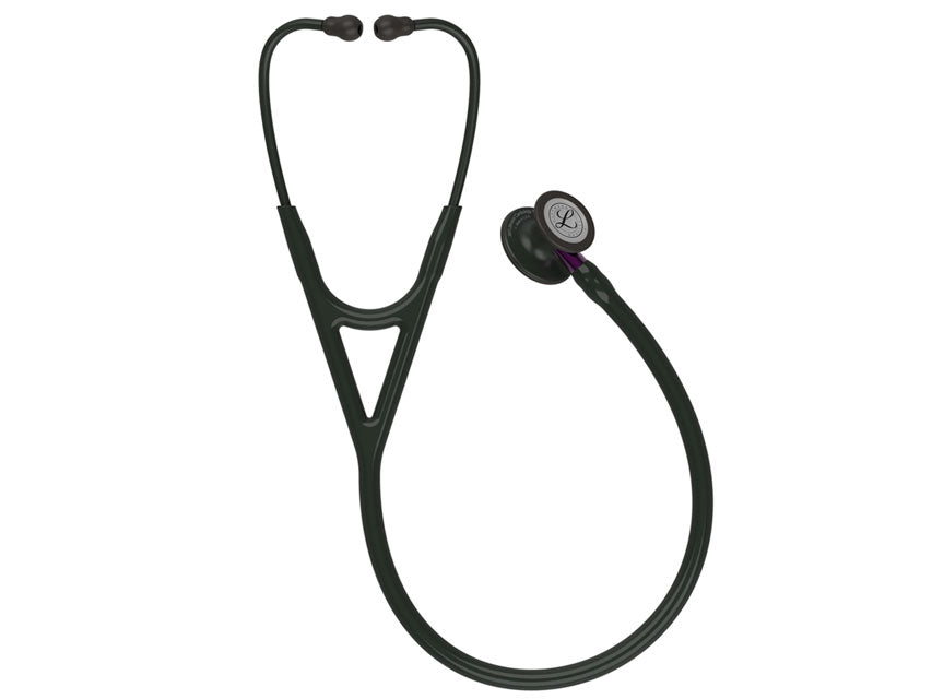 Littmann Cardiology IV - 6203 - Nero - Finitura Nera - Connettore Viola