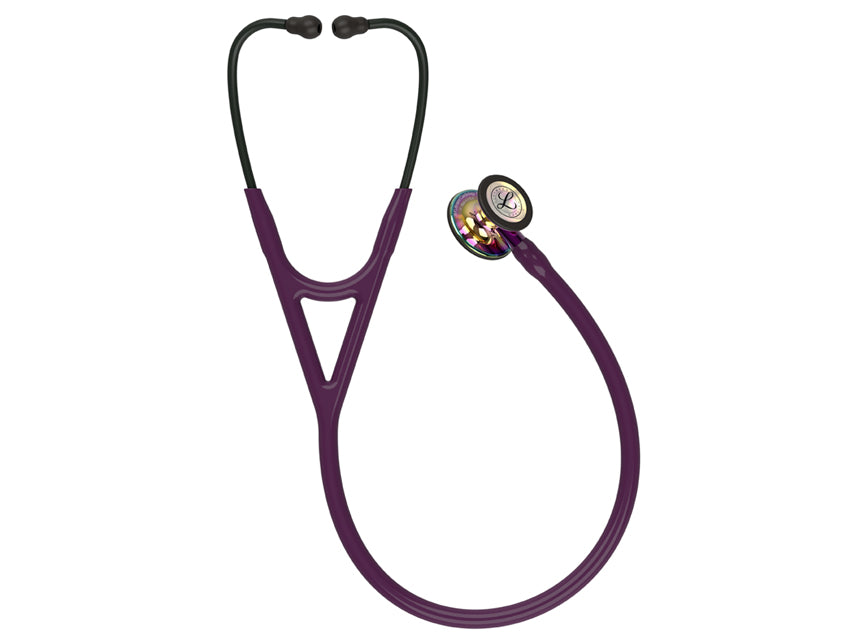 Littmann Cardiology IV - 6239 - Prugna - Finitura Arcobaleno Brillante - Connettore Viola