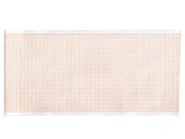 Carta Termica ECG 110x30 mm — rotolo griglia arancio
