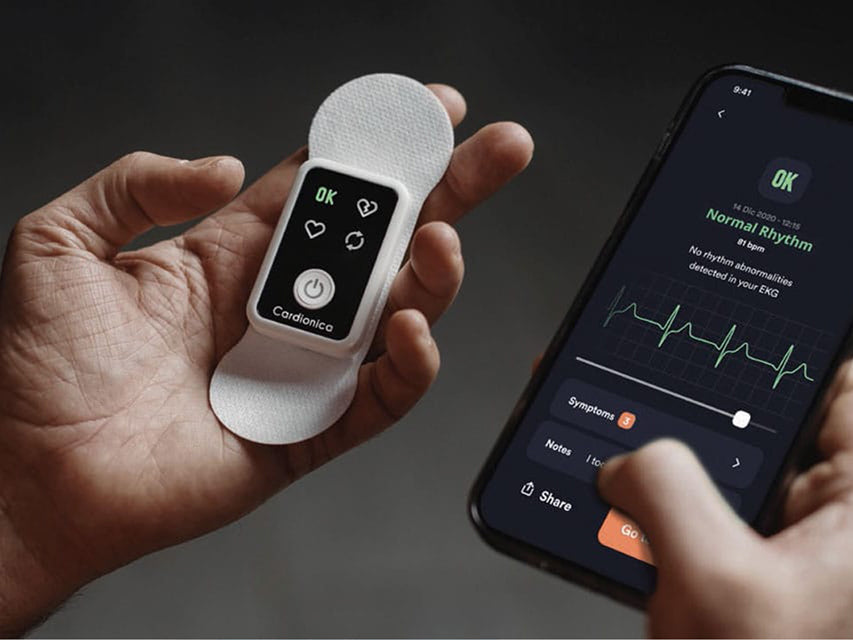 ECG Cardionica a 1 Canale con Afib e Bluetooth _d