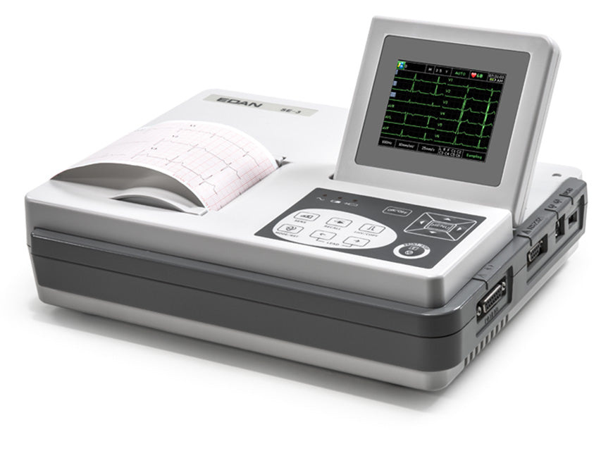 ECG EDAN SE-3 A Colori 3 Canali Con Monitor Ed Int _b