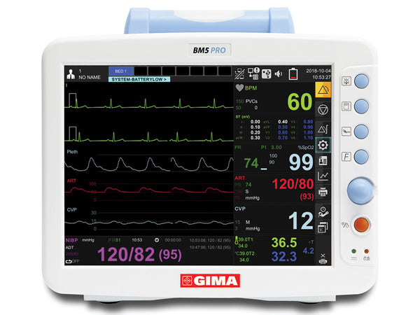 Monitor Multiparametrico BM5 Pro con Touch Screen - ECG 7 Tracce