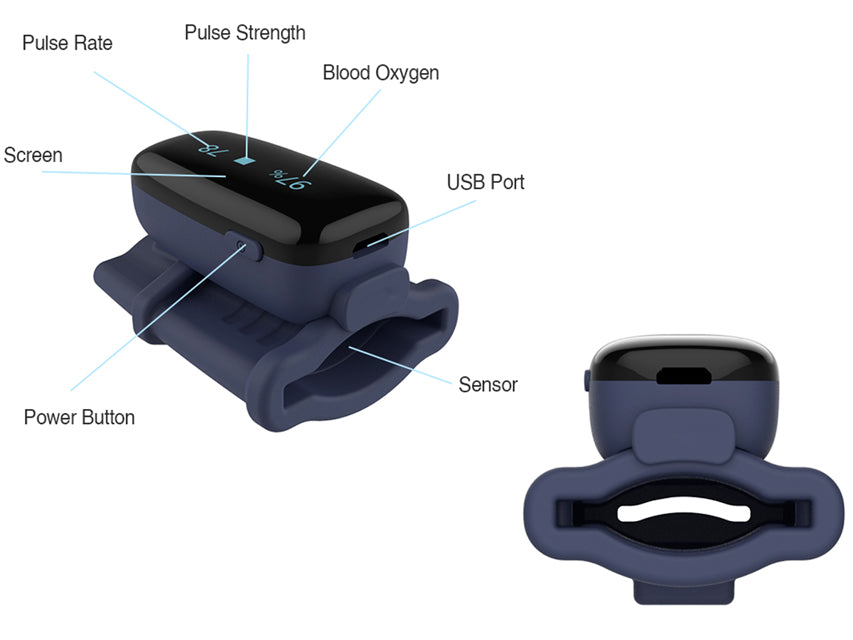 P16" Oxyfit Pulsoximetro Monitoraggio In Continuo _a