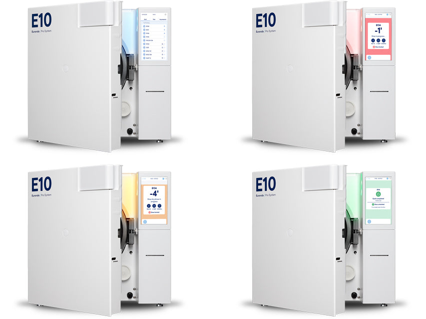 AUTOCLAVE EURONDA E10 B 24 litri display scroll&touch 7"