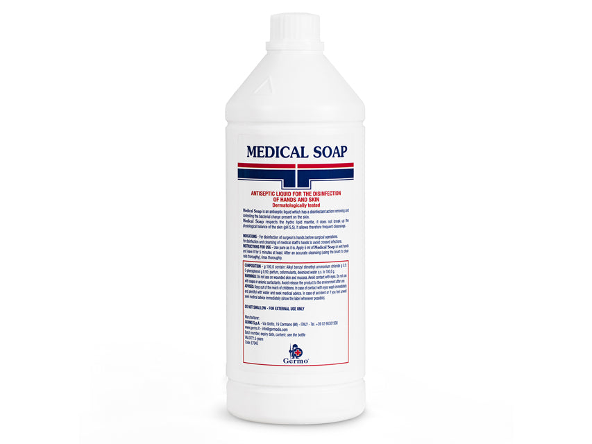MEDICAL SOAP sapone disinfettante, flacone da