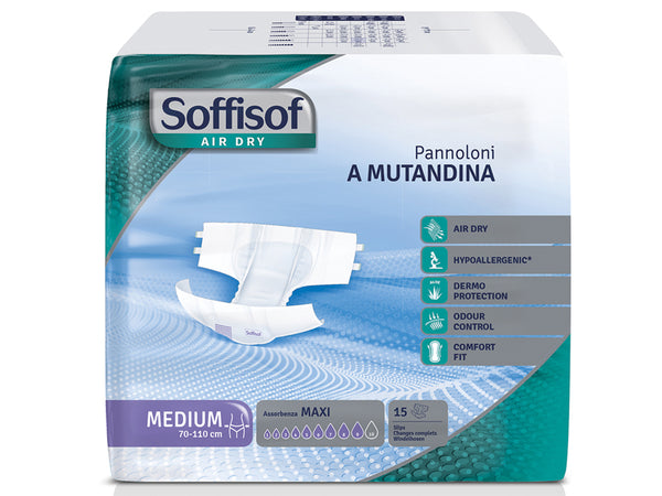 PANNOLONI SOFFISOF AIR DRY - incontinenza forte