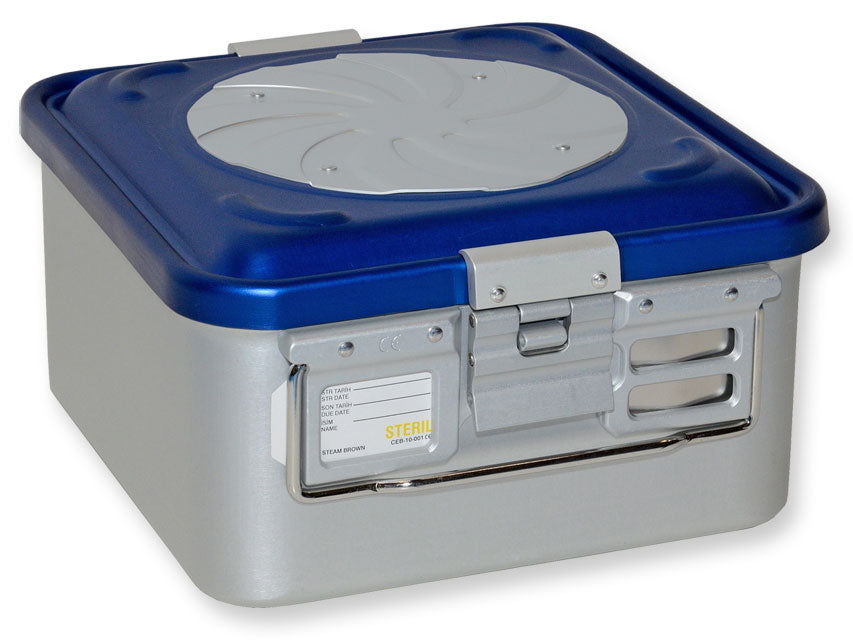 Container con Valvola Piccolo H 150 Mm - Blu Forato