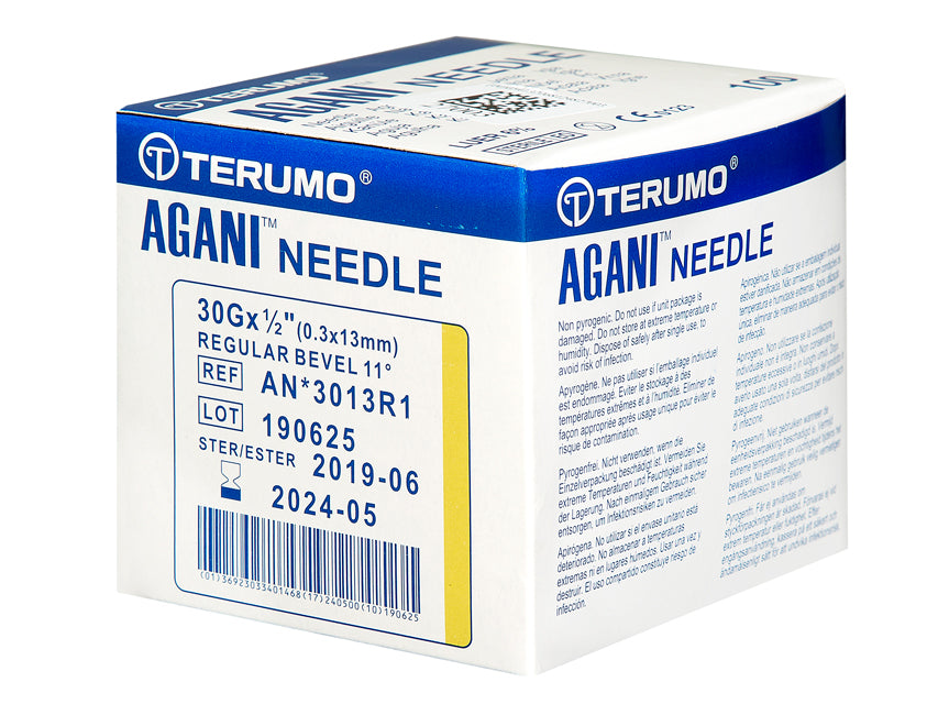 Aghi Ipodermici Terumo Agani 30gx1/2" - Conf. 100 pz.