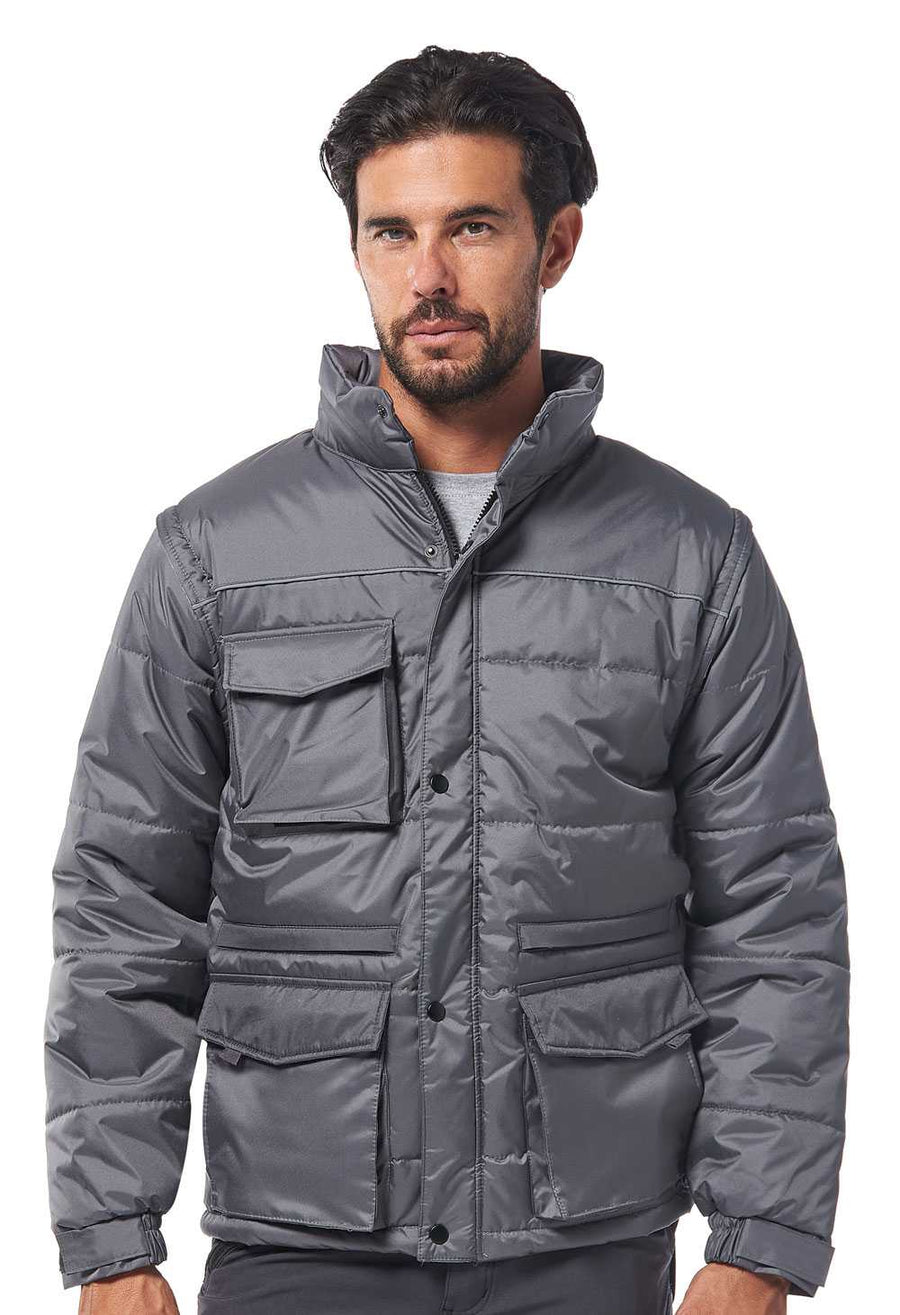 Giacca imbottita BALTIC colore Grigio — foto ufficiale Logica Professional
