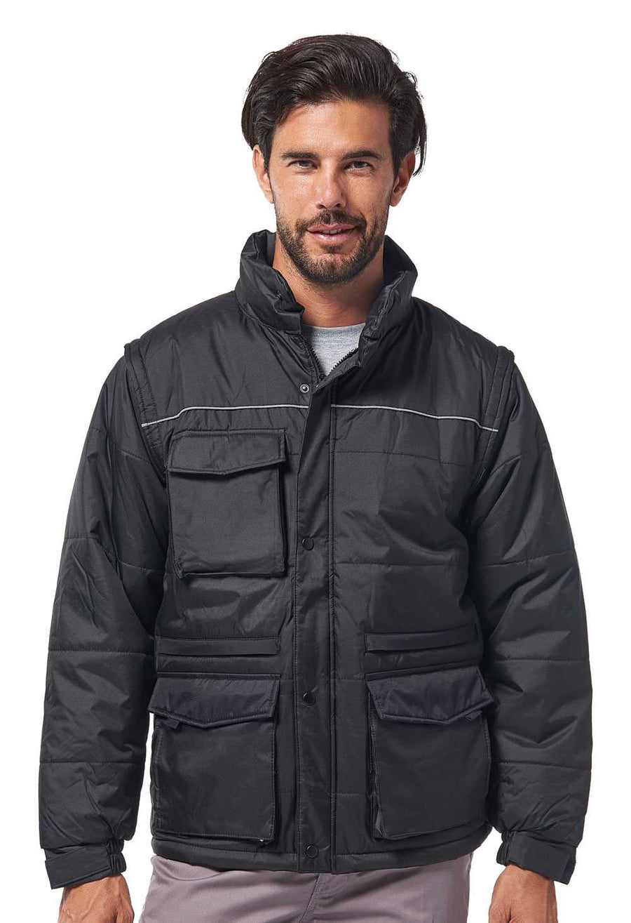 Giacca imbottita BALTIC colore Nero — foto ufficiale Logica Professional