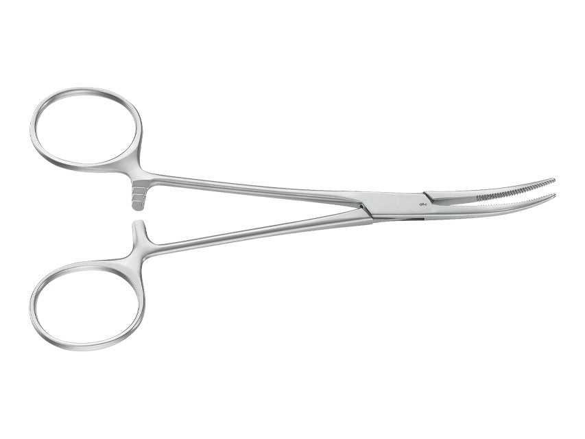 Pinza Emostatica Kelly Aesculap Curva Punte Smusse Bh135r