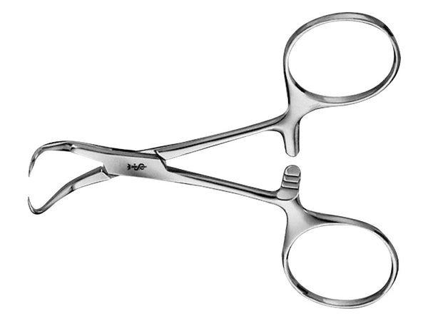 Pinza Fissateli Backhaus Aesculap Curva Punte Acute Bf43