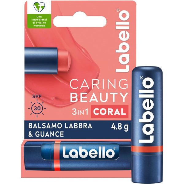 Labello Caring Beauty Coral 4,8gr – Cartone 12 pz