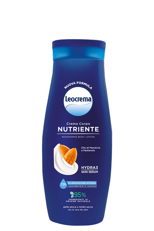 Leocrema Crema fluida corpo nutriente 400 ml, cartone intero da 12 confezioni.