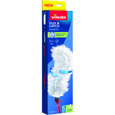Vileda Flex&catch Compl Manico Lungo+1ric – Cartone 6 pz