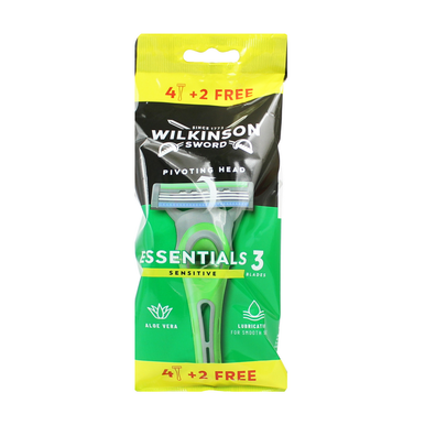 Wilkinson Rasoio Extra3 Essent Sens pz 4+2 – Cartone 10 pz