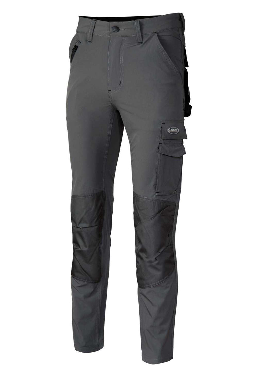 Pantalone Logica CICLONE Super Stretch idrorepellente colore Grigio asfalto — foto ufficiale Logica Professional