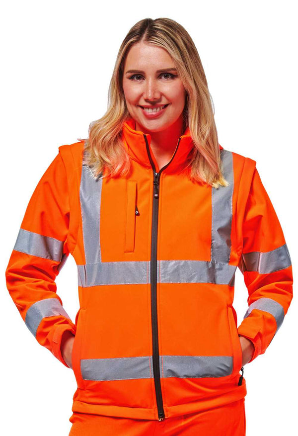 Giacca soft-shell HV ARENASHV colore Arancio — foto ufficiale Logica Professional