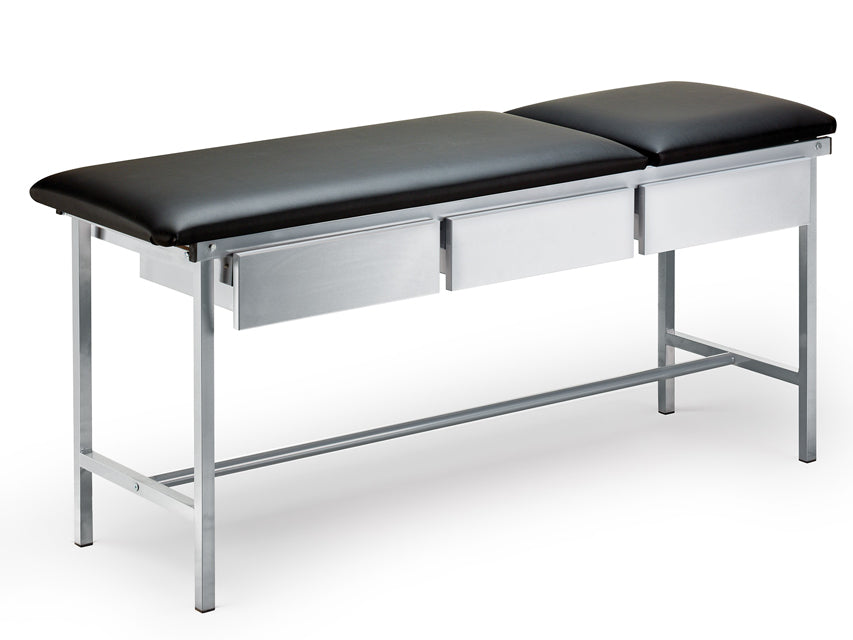 Lettino Da Visita In Acciao Inox Con 3 Cassetti